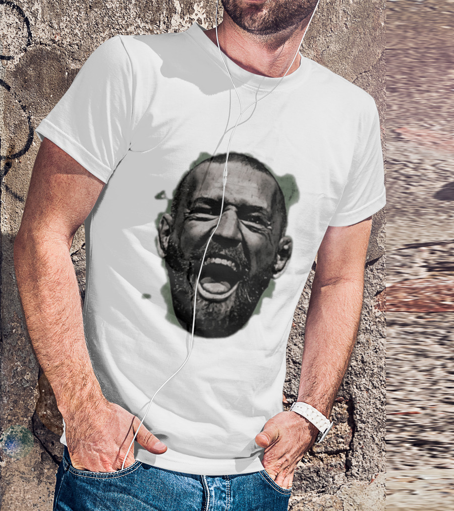 UFC Fighter Yelling Conor McGregor Fight Champion Face T-Shirt