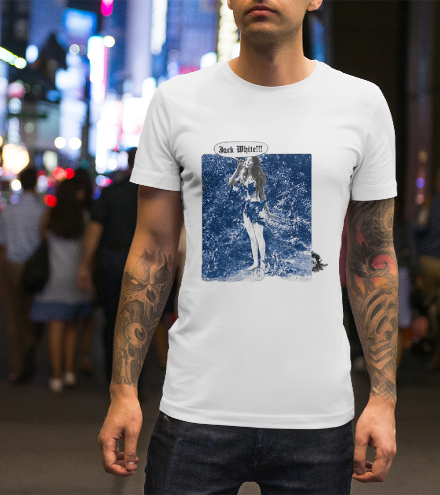 Jack White No Name Tour 2026 Eden Blue Tone Forest Scene T-Shirt