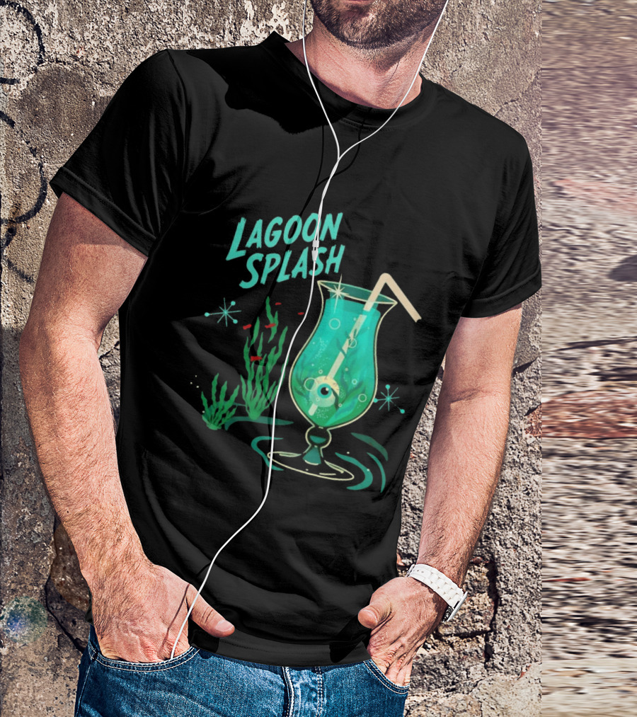 Creature From The Black Lagoon Lagoon Splash Cocktail T-Shirt