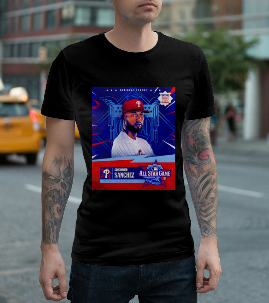 Cristopher Sánchez Philadelphia National League All Star Game 2026 T-Shirt