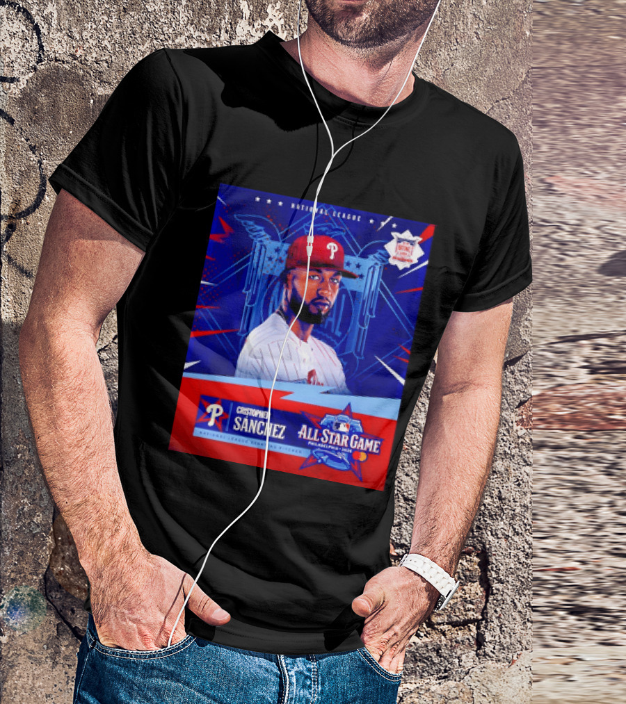 Cristopher Sánchez Philadelphia National League All Star Game 2026 T-Shirt