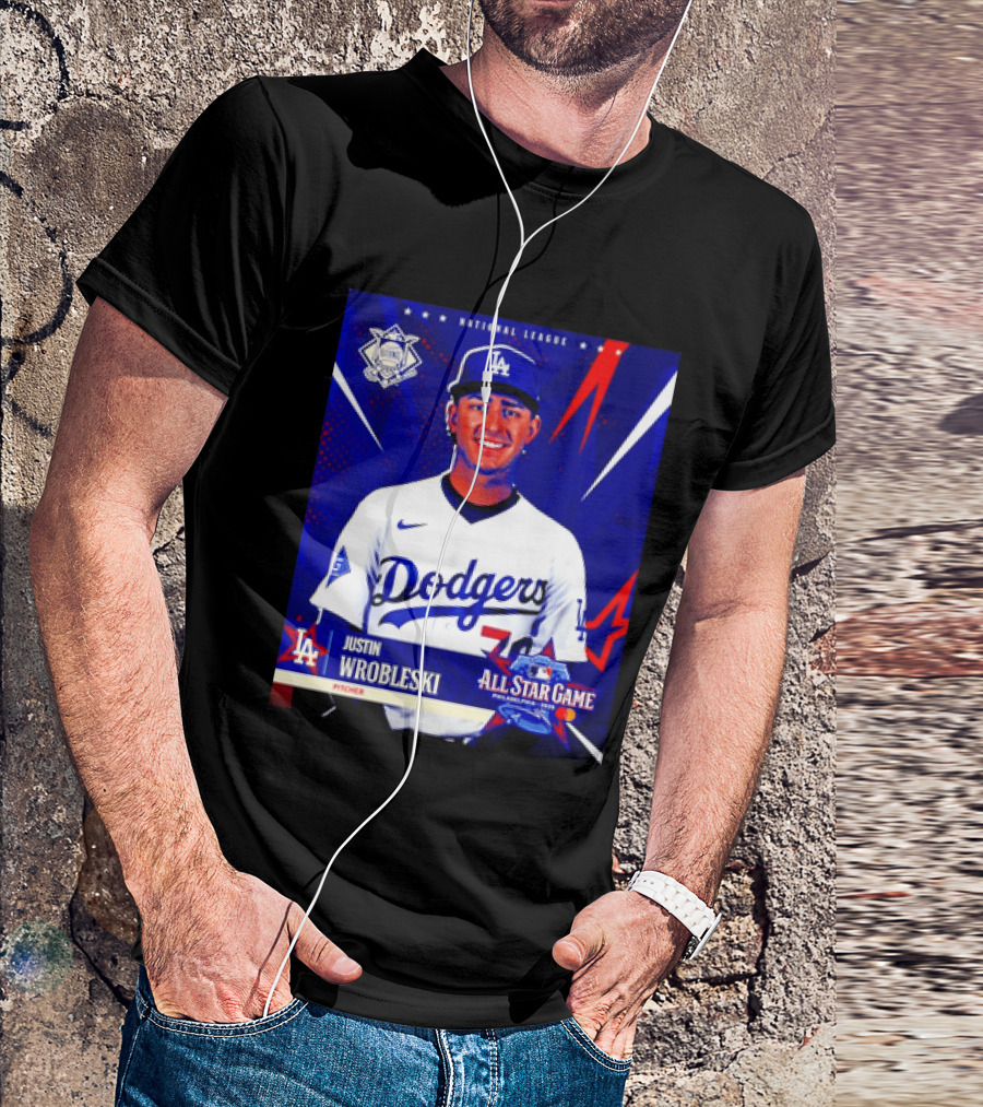 Justin Wrobleski Los Angeles Dodgers 2026 All Star Game National League T-Shirt