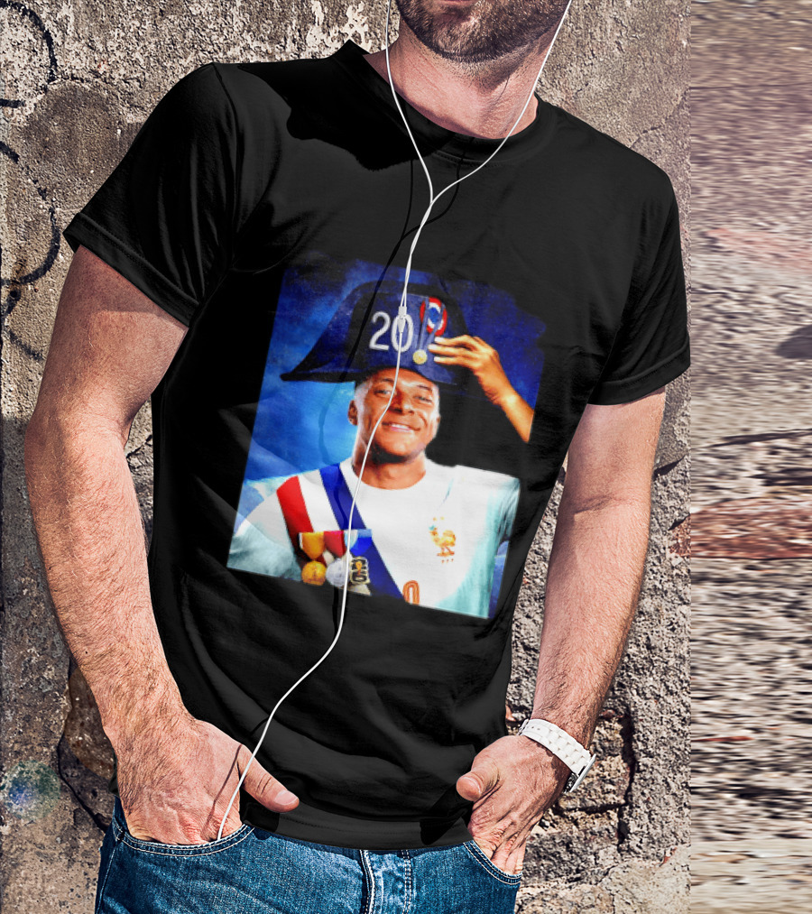 Kylian Mbappé France National Team 2026 Captain No 20 Napoleon Hat T-Shirt