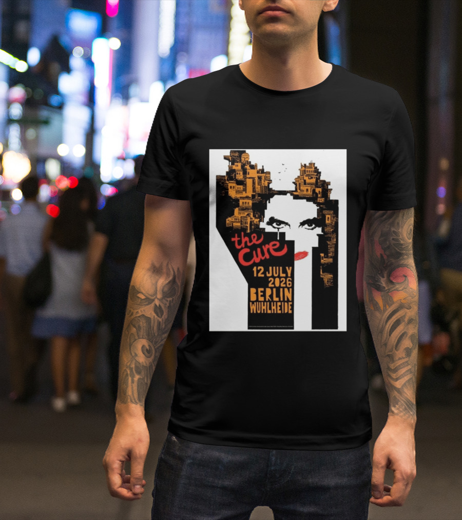 The Cure 12 July 2026 Berlin Wuhlheide Event Limited Edition T-Shirt