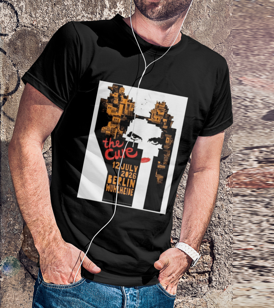 The Cure 12 July 2026 Berlin Wuhlheide Event Limited Edition T-Shirt