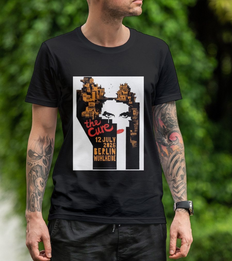 The Cure 12 July 2026 Berlin Wuhlheide Event Limited Edition T-Shirt