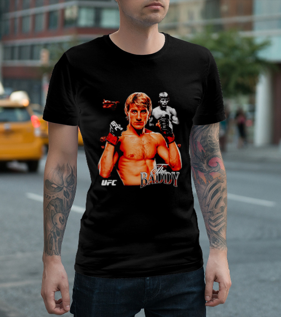 Paddy Pimblett The Baddy UFC MMA Fighter Image T-Shirt
