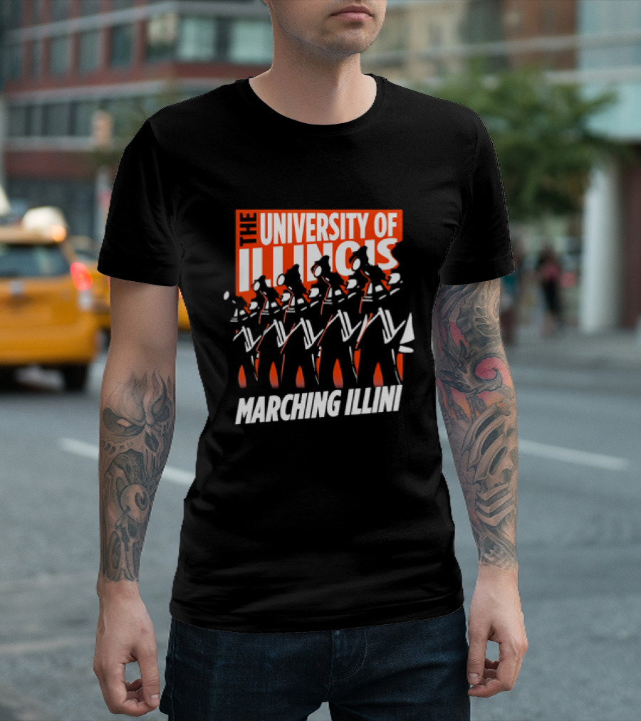 The University Of Illinois Marching Illini Band T-Shirt