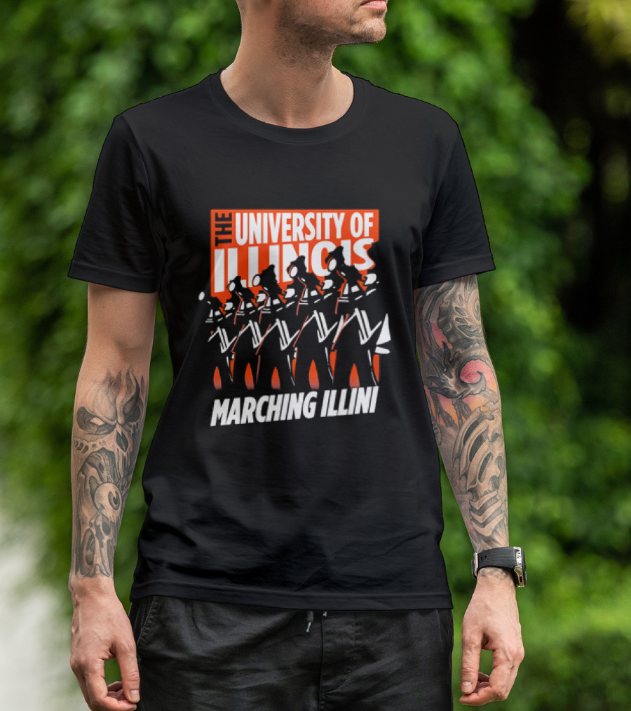 The University Of Illinois Marching Illini Band T-Shirt