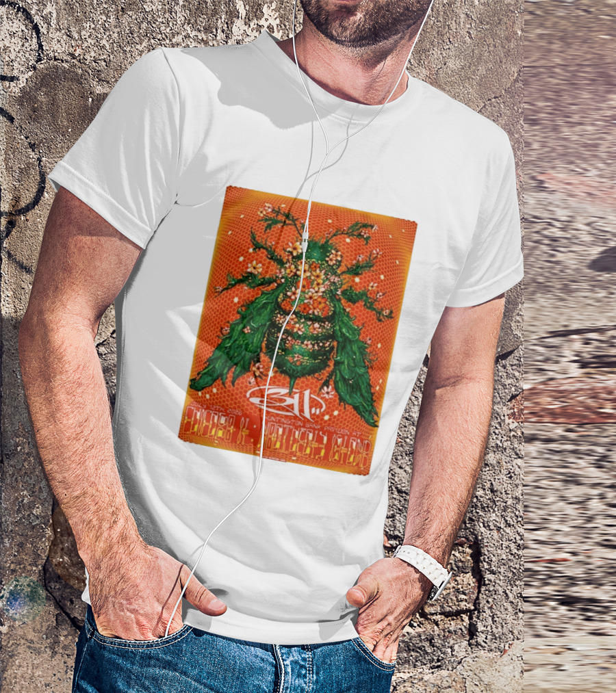 311 Chicago Illinois 2026 Huntington Bank Pavilion July 12 Floral Insect T-Shirt