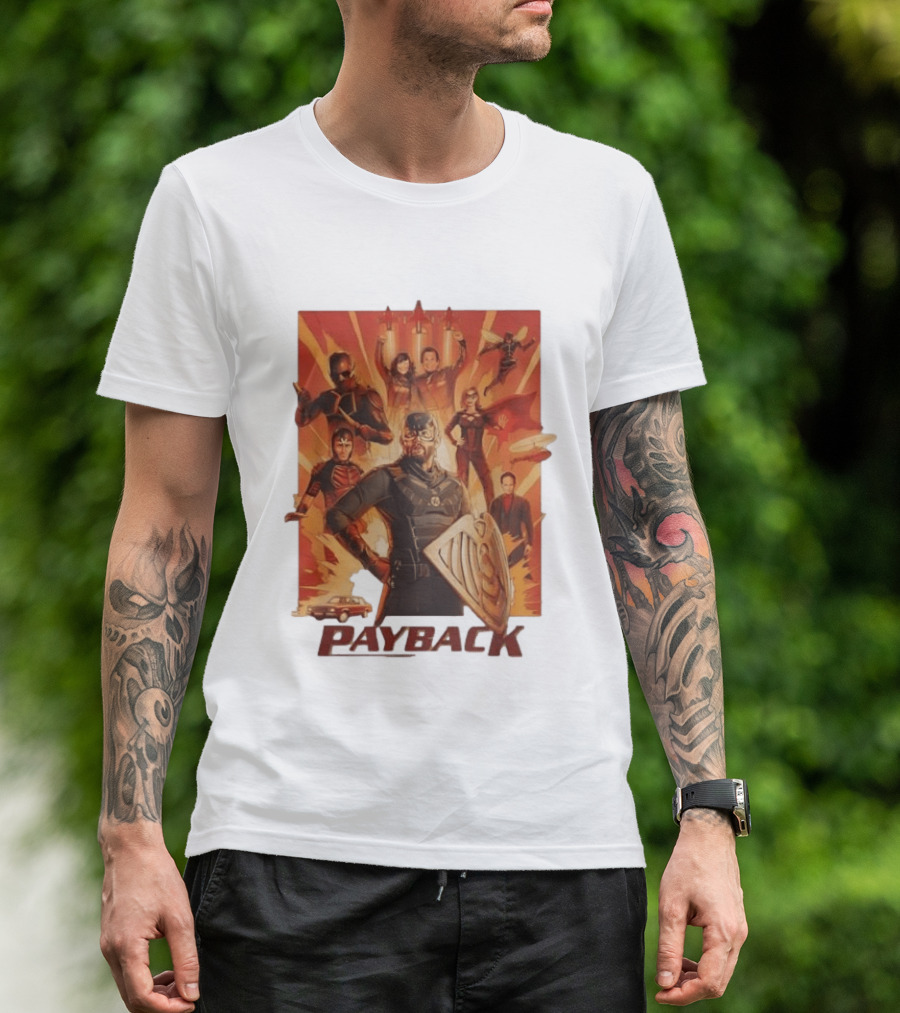 Payback The Boys Soldier Boy Crimson Countess Gunpowder Mindy Lite TNT Ensemble T-Shirt