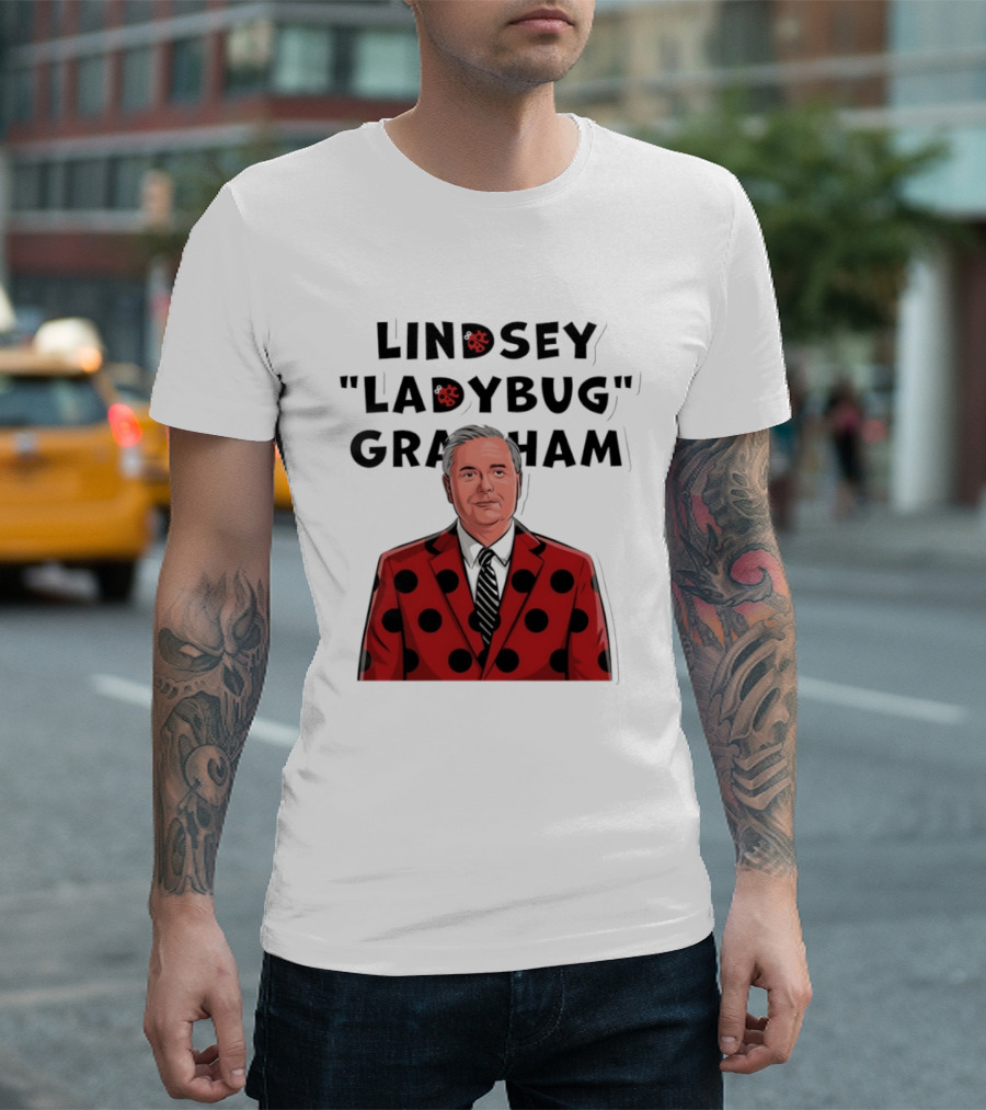 Lindsey "Ladybug" Graham Southern Satire Political Humor T-Shirt