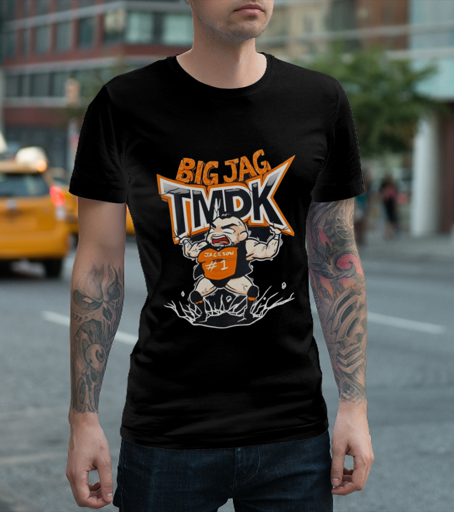 Big Jag TMDK Cartoon Wrestler Jackson #1 T-Shirt