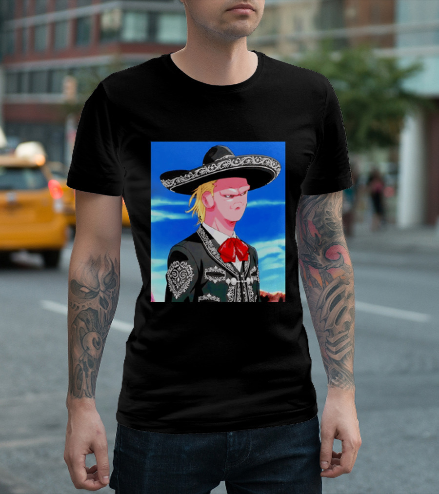 Majin Buu Mariachi Charro Dragon Ball Z Haaland Fusion T-Shirt