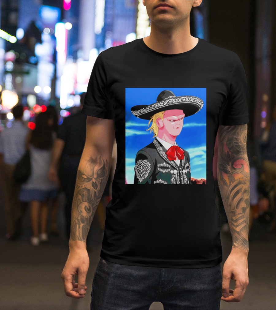 Majin Buu Mariachi Charro Dragon Ball Z Haaland Fusion T-Shirt