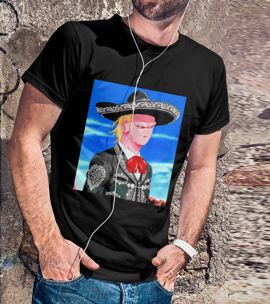 Majin Buu Mariachi Charro Dragon Ball Z Haaland Fusion T-Shirt