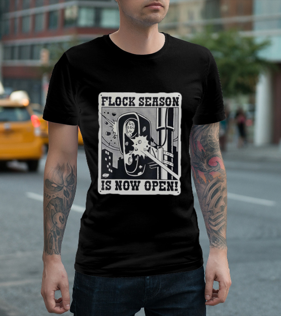 Flock Season Is Now Open Explosive Comic T-Shirt