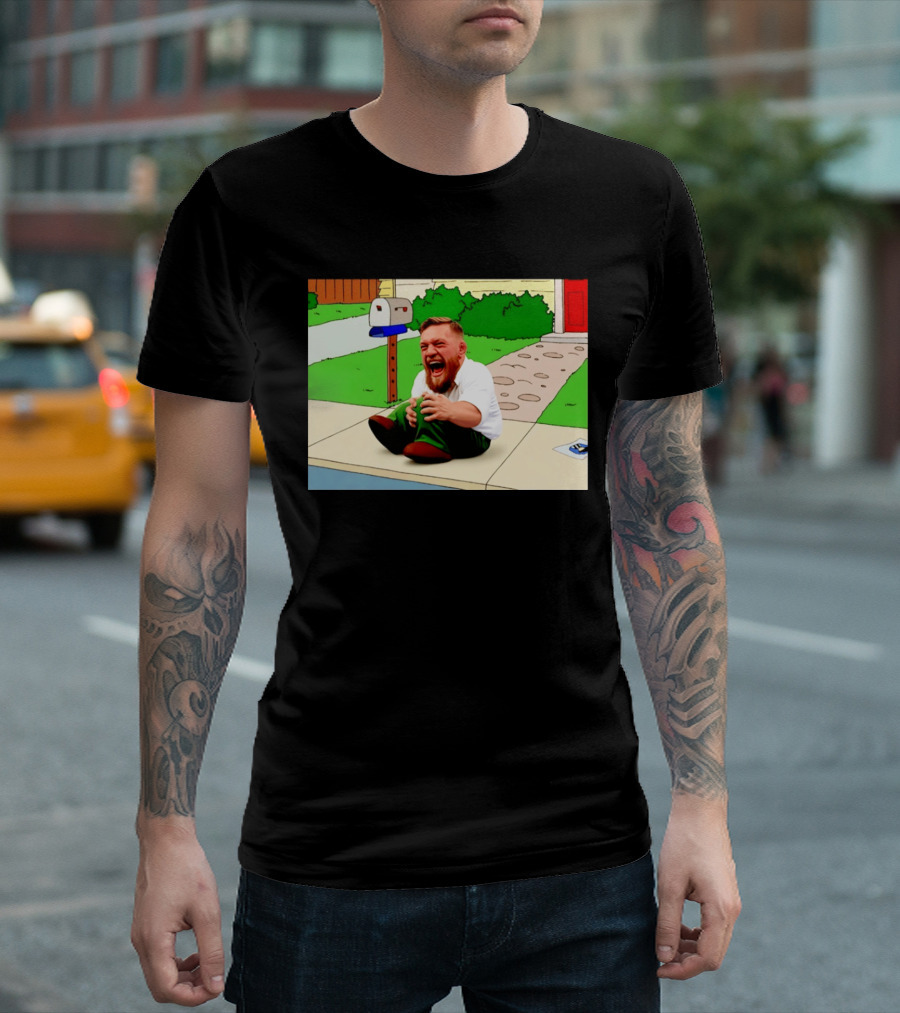 Family Guy Conor McGregor Laughing Curb Scene T-Shirt