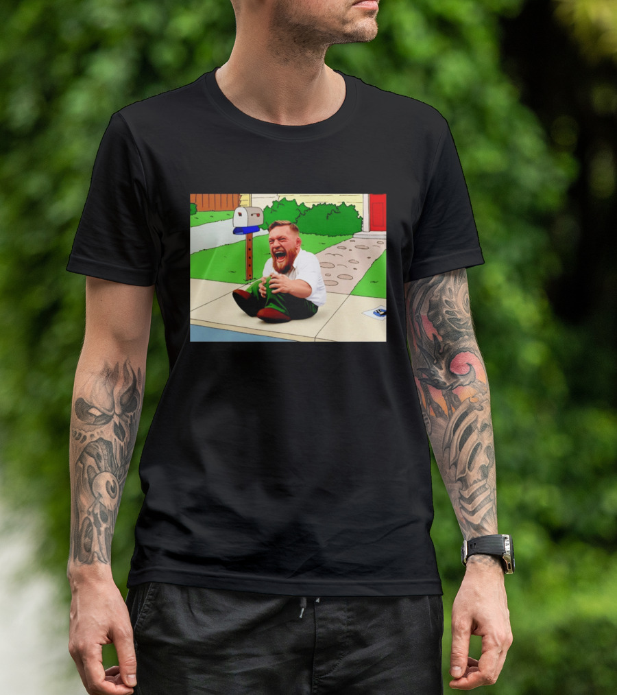 Family Guy Conor McGregor Laughing Curb Scene T-Shirt