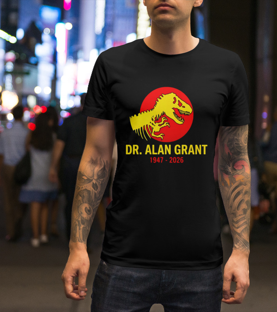Dr. Alan Grant 1947 2026 Memorial Rex T-Shirt