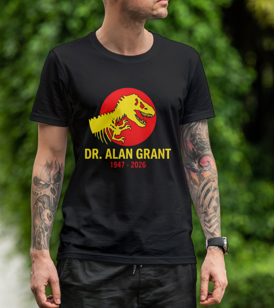 Dr. Alan Grant 1947 2026 Memorial Rex T-Shirt