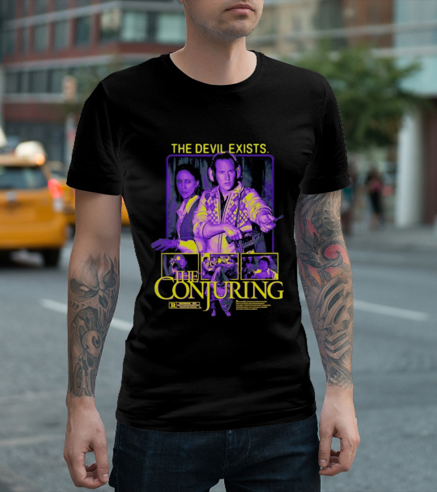 The Conjuring The Devil Exists Movie Horror Ed And Lorraine Warren T-Shirt