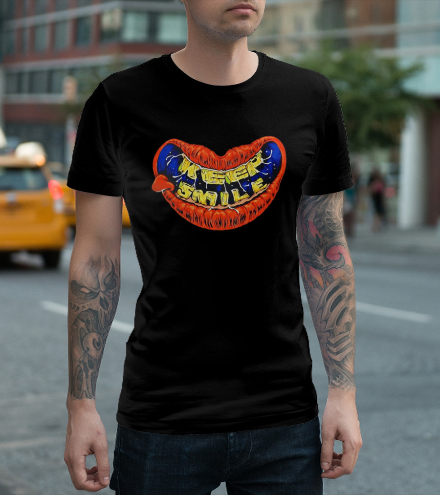 Keep Smile Red Lips Bright Teeth T-Shirt