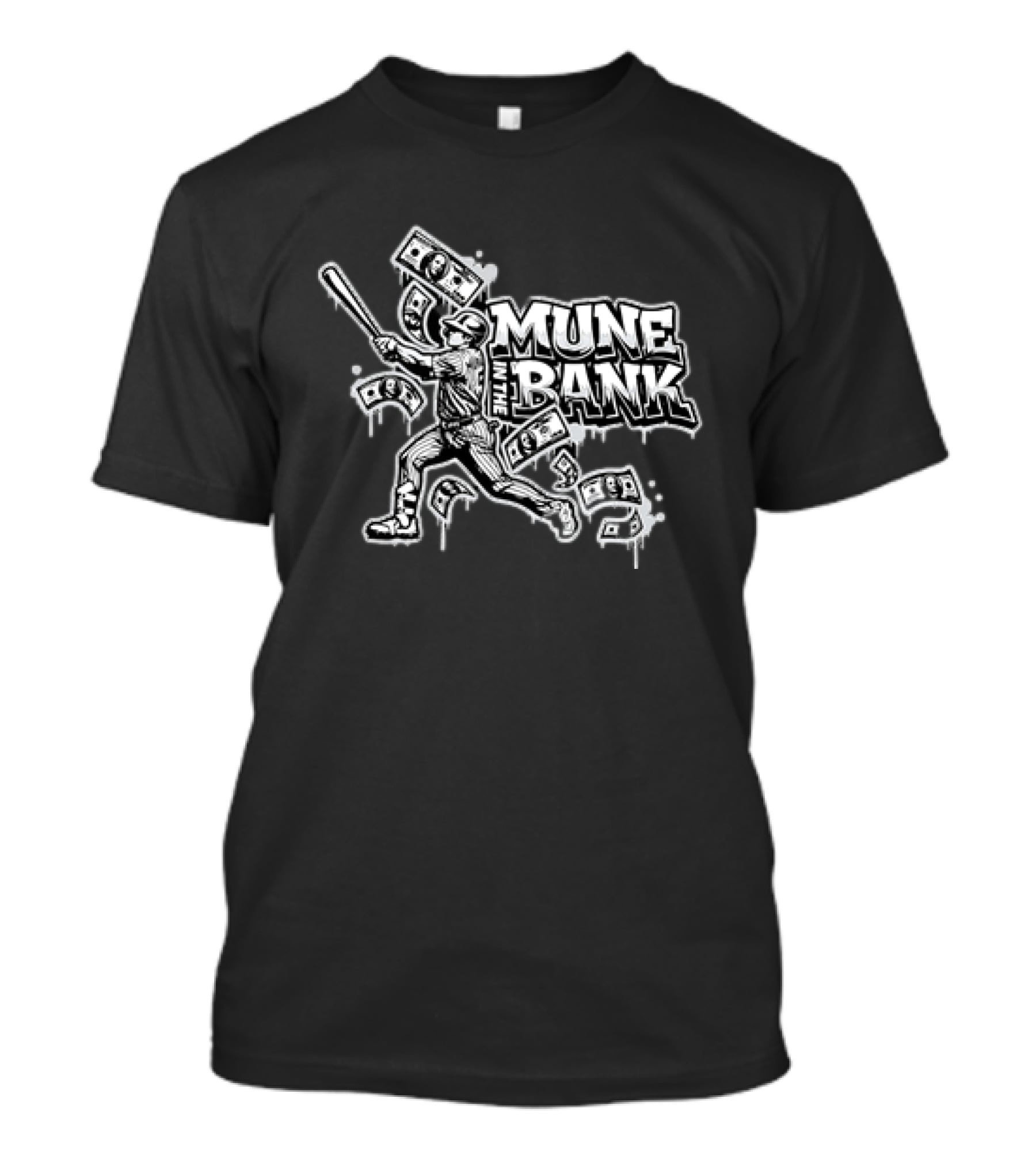 Las Vegas Raiders Mune In The Bank Baseball Money Batter T-Shirt
