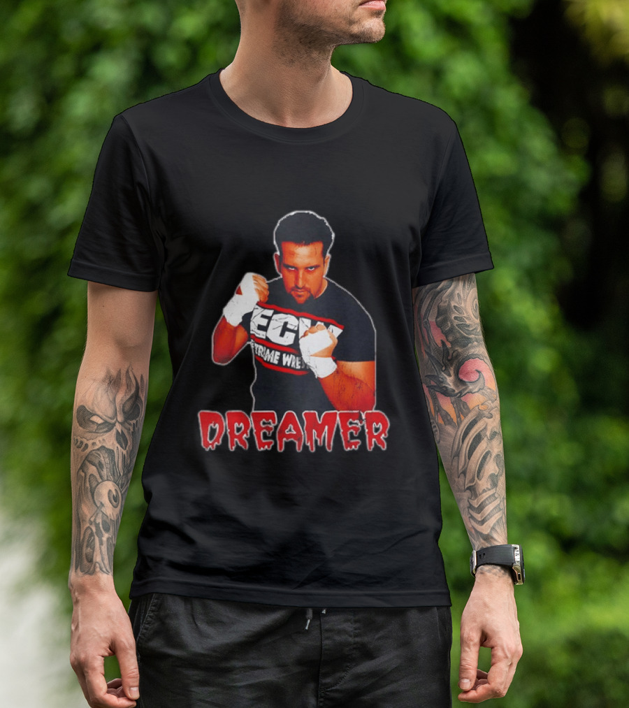 ECW Extreme Wrestling Tommy Dreamer Fighting T-Shirt