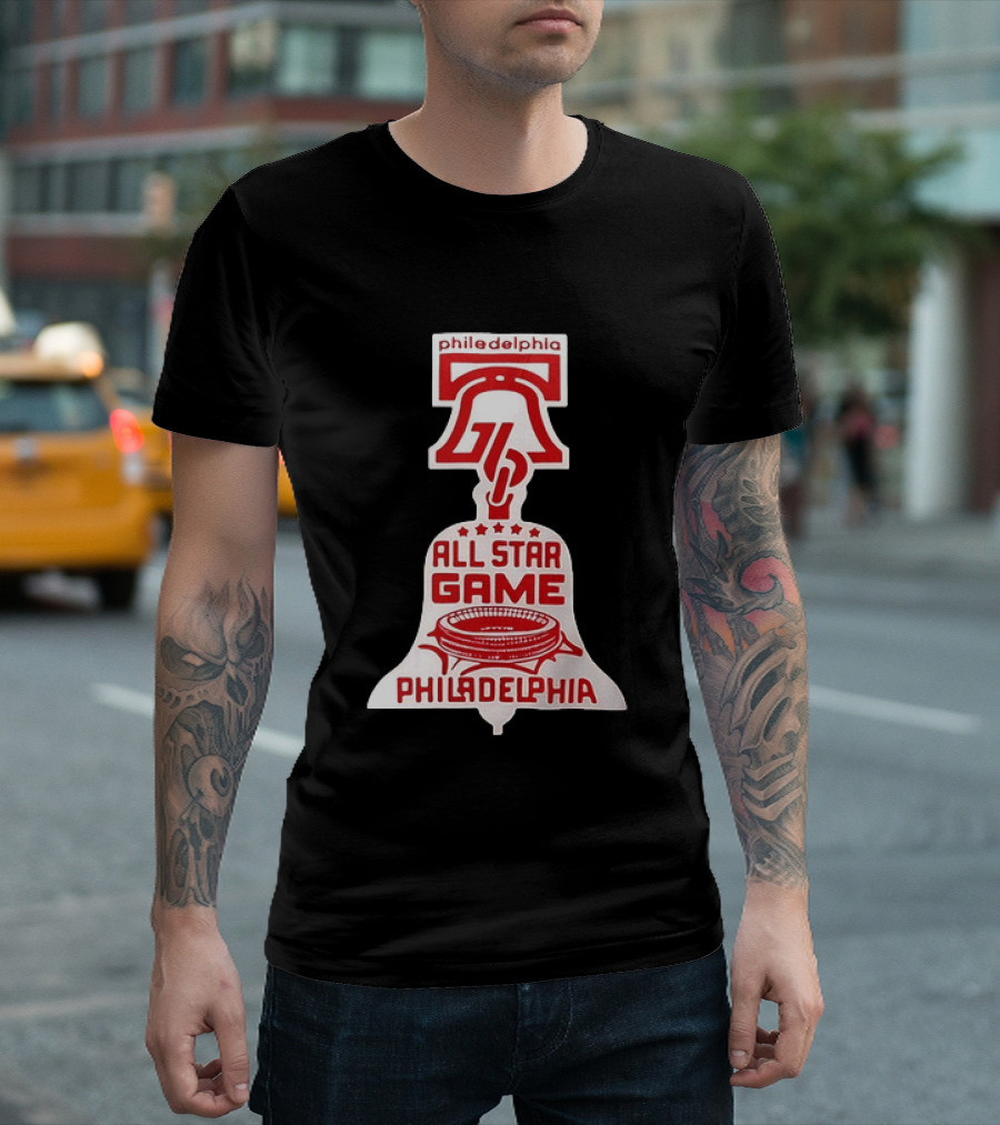 Philadelphia 76 All Star Game Liberty Bell Stadium T-Shirt