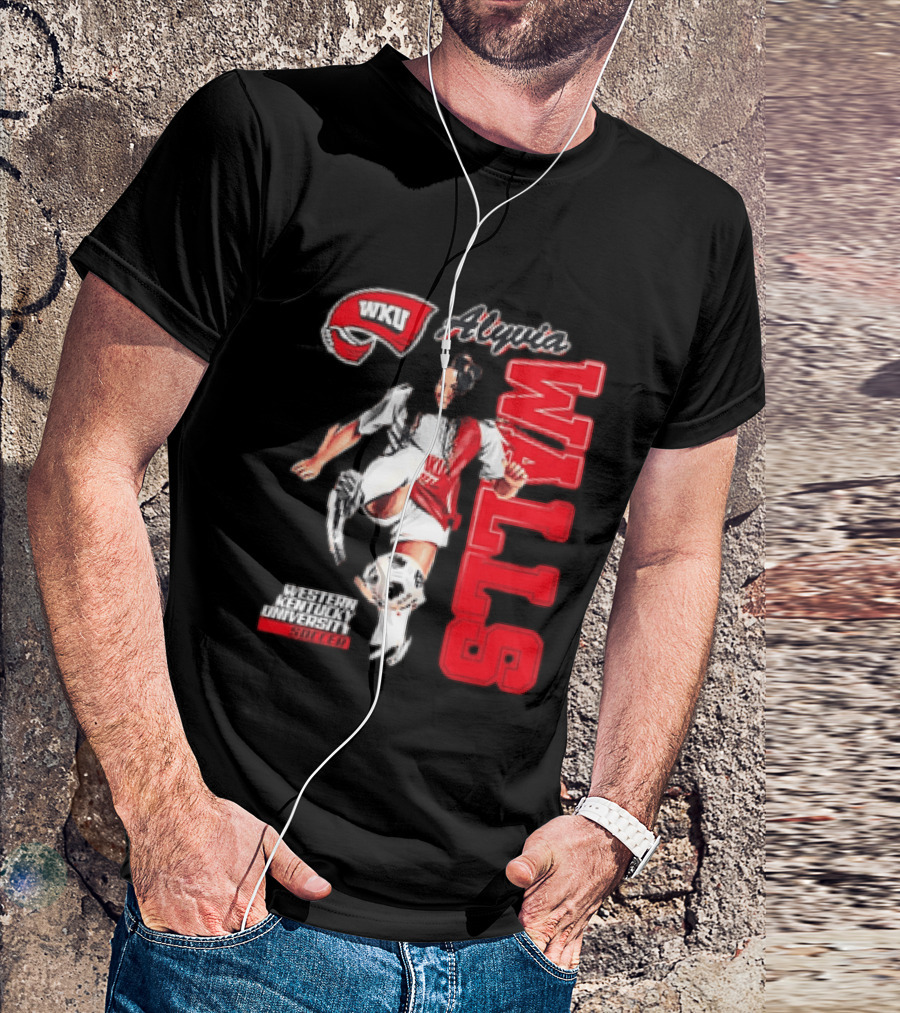 Western Kentucky University Soccer Alyvia Walls WKU T-Shirt