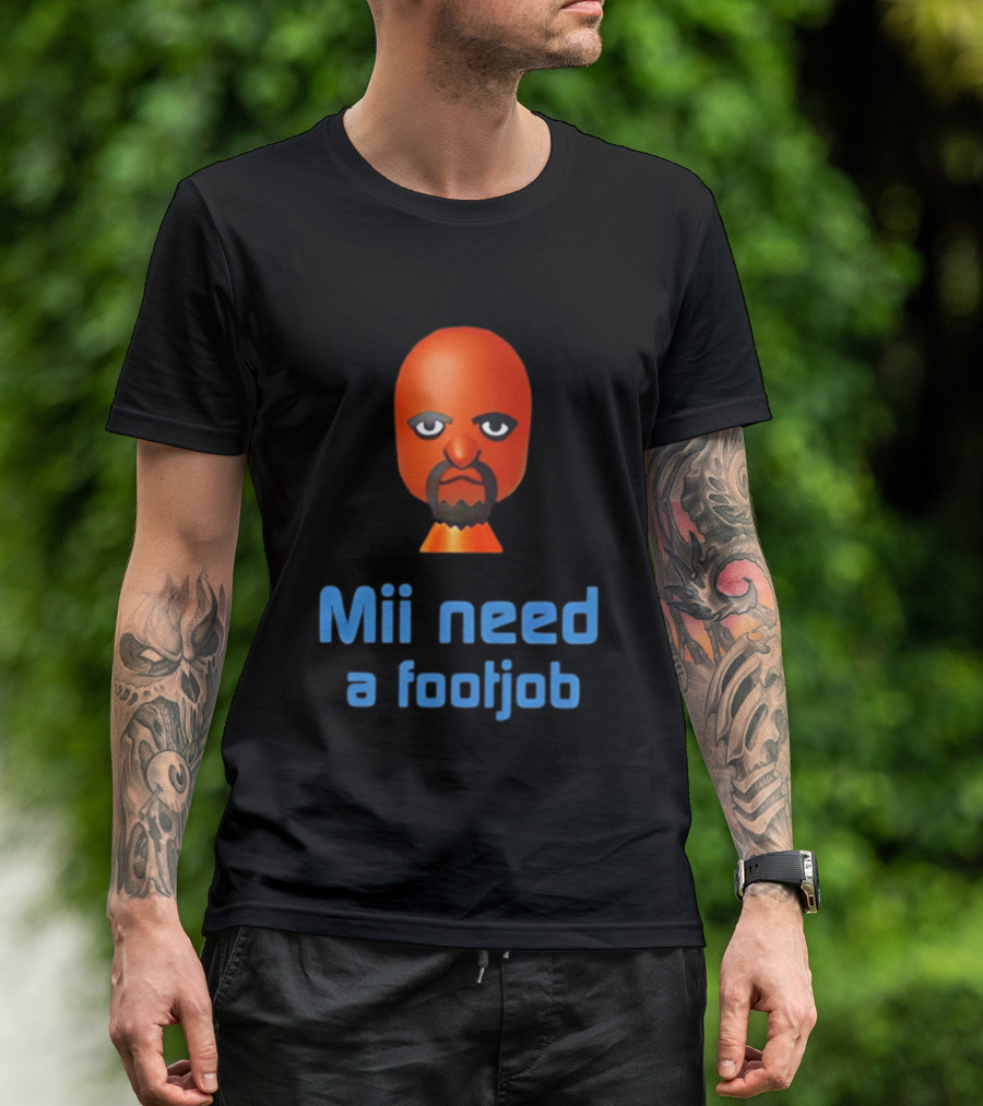 Wii Sports Mii Need A Footjob T-Shirt