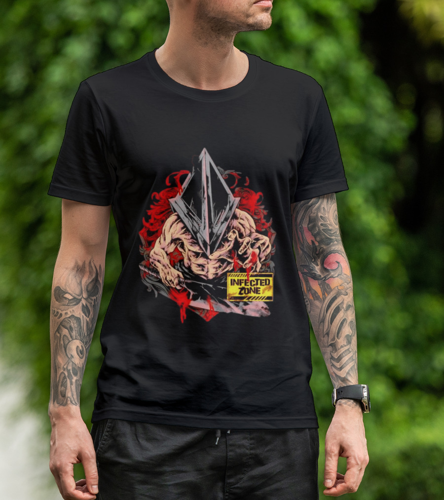 Pyramid Head Silent Hill Infected Zone Horror T-Shirt