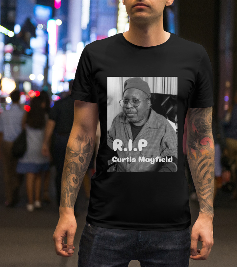 RIP Curtis Mayfield Memory July 13 1990 T-Shirt