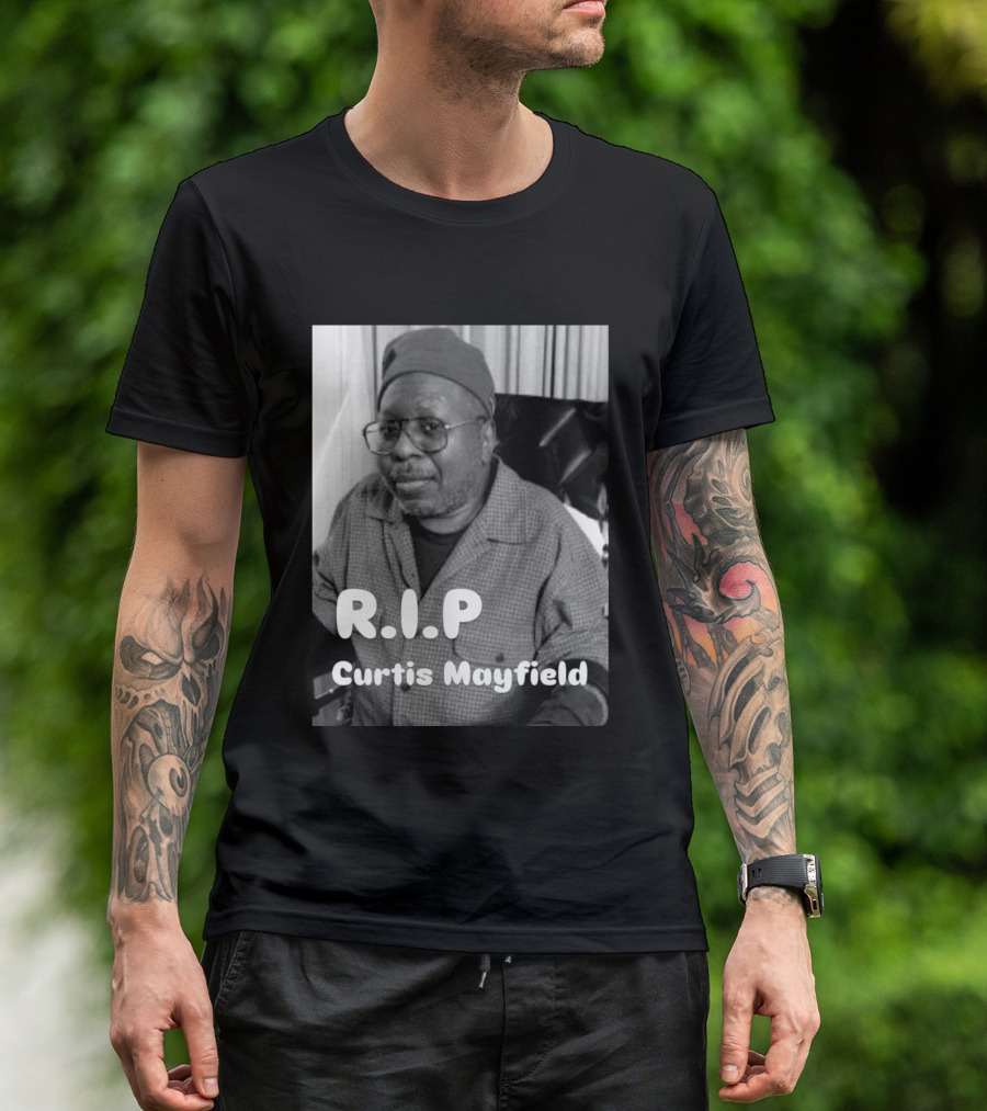 RIP Curtis Mayfield Memory July 13 1990 T-Shirt