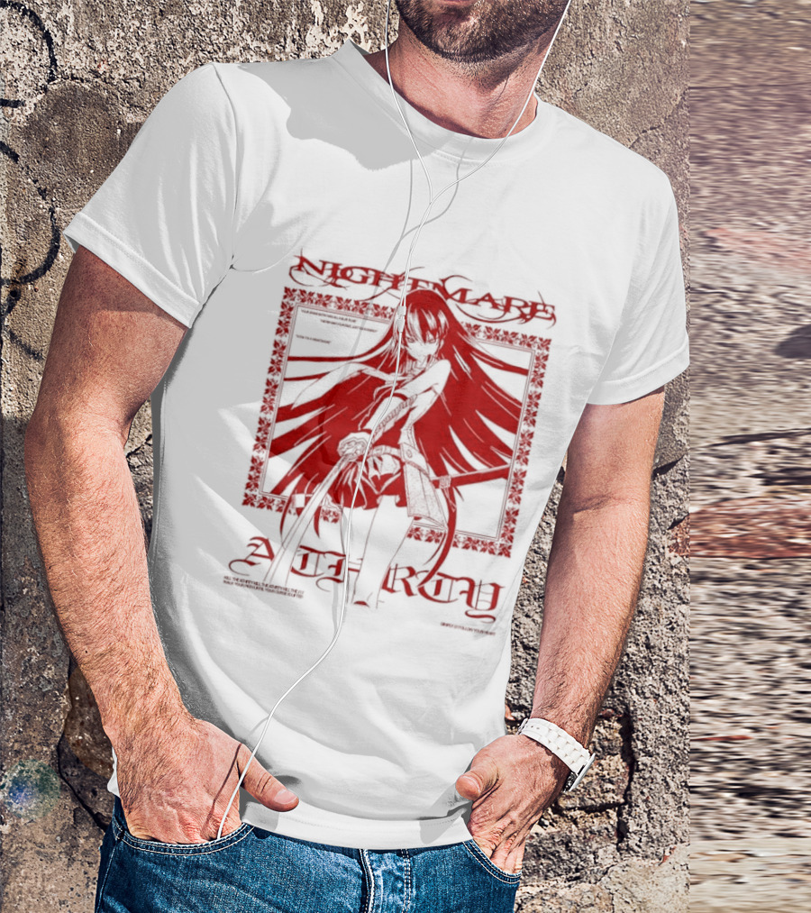 Akame Akame Ga Kill Nightmare Anime Character Grand Entry Red T-Shirt