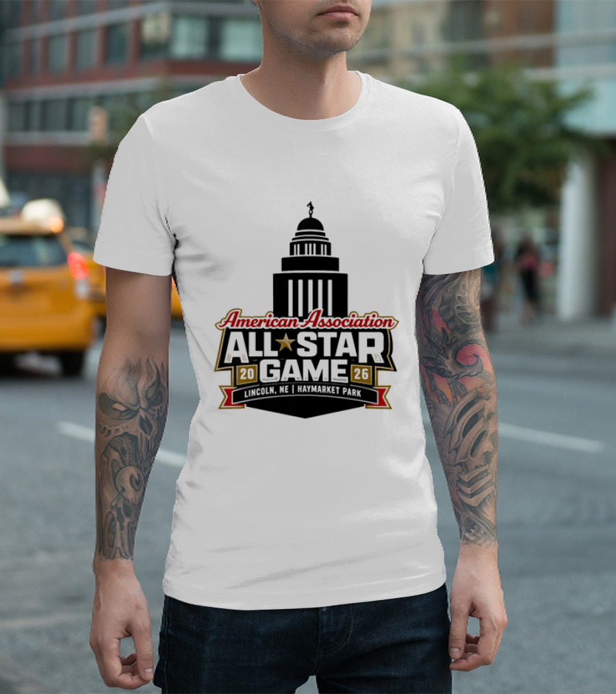 American Association All Star Game 2026 Haymarket Park Lincoln Nebraska Capitol Building T-Shirt