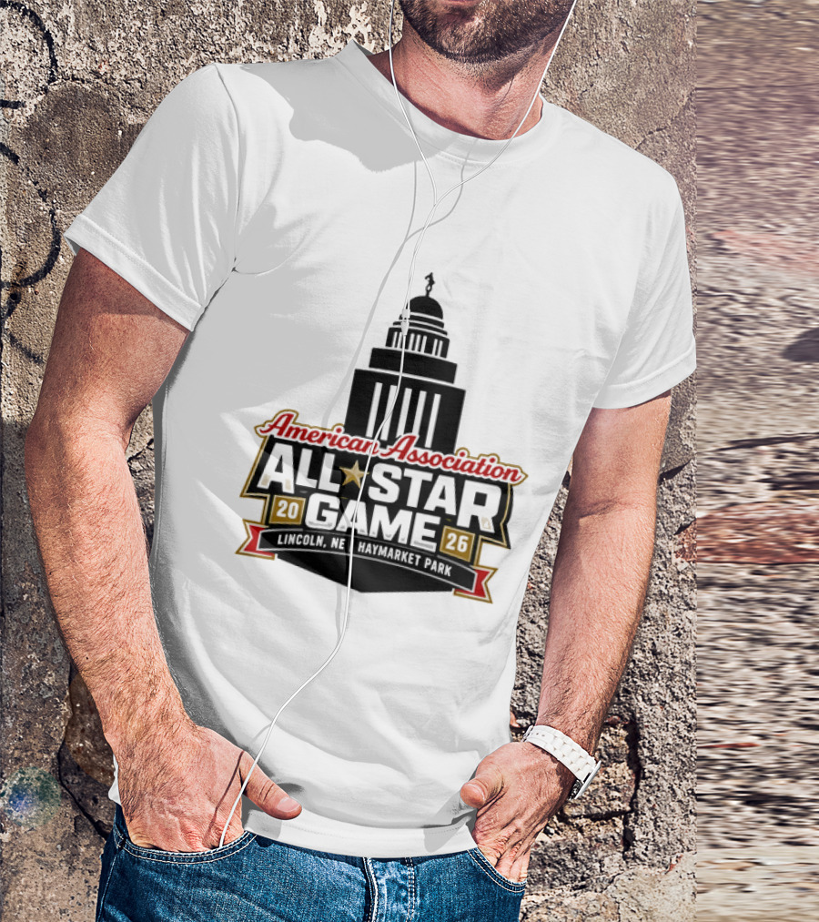 American Association All Star Game 2026 Haymarket Park Lincoln Nebraska Capitol Building T-Shirt