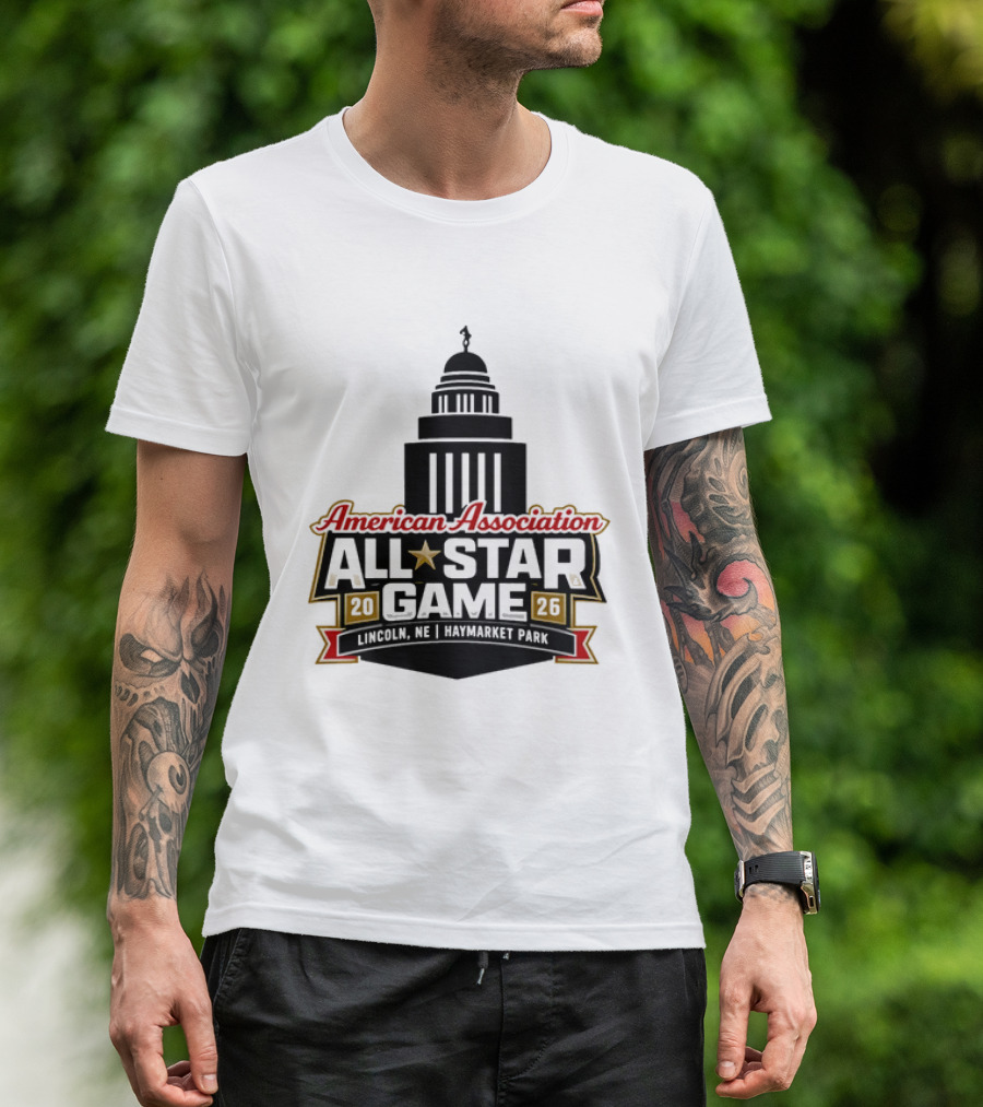 American Association All Star Game 2026 Haymarket Park Lincoln Nebraska Capitol Building T-Shirt