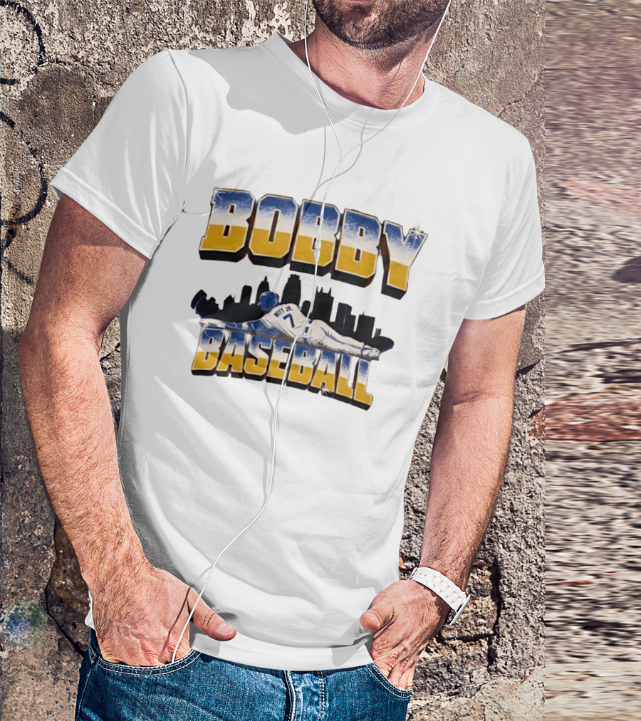 Bobby Baseball Witt Jr. Kansas City Baseball Major League 7 T-Shirt