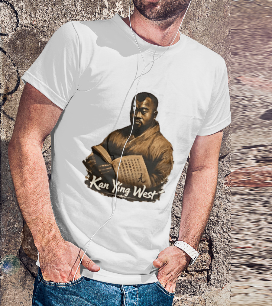 Kan Ying West Book Meme Kanye Mashup T-Shirt