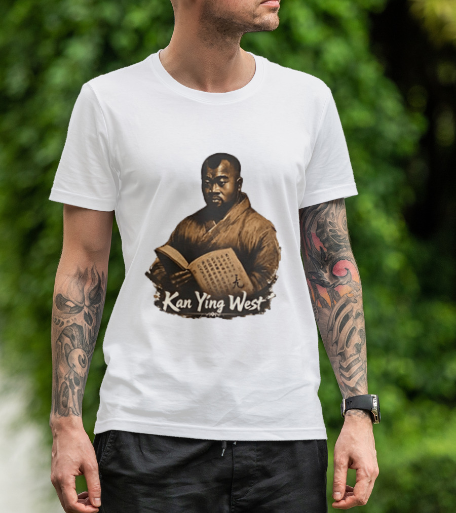 Kan Ying West Book Meme Kanye Mashup T-Shirt