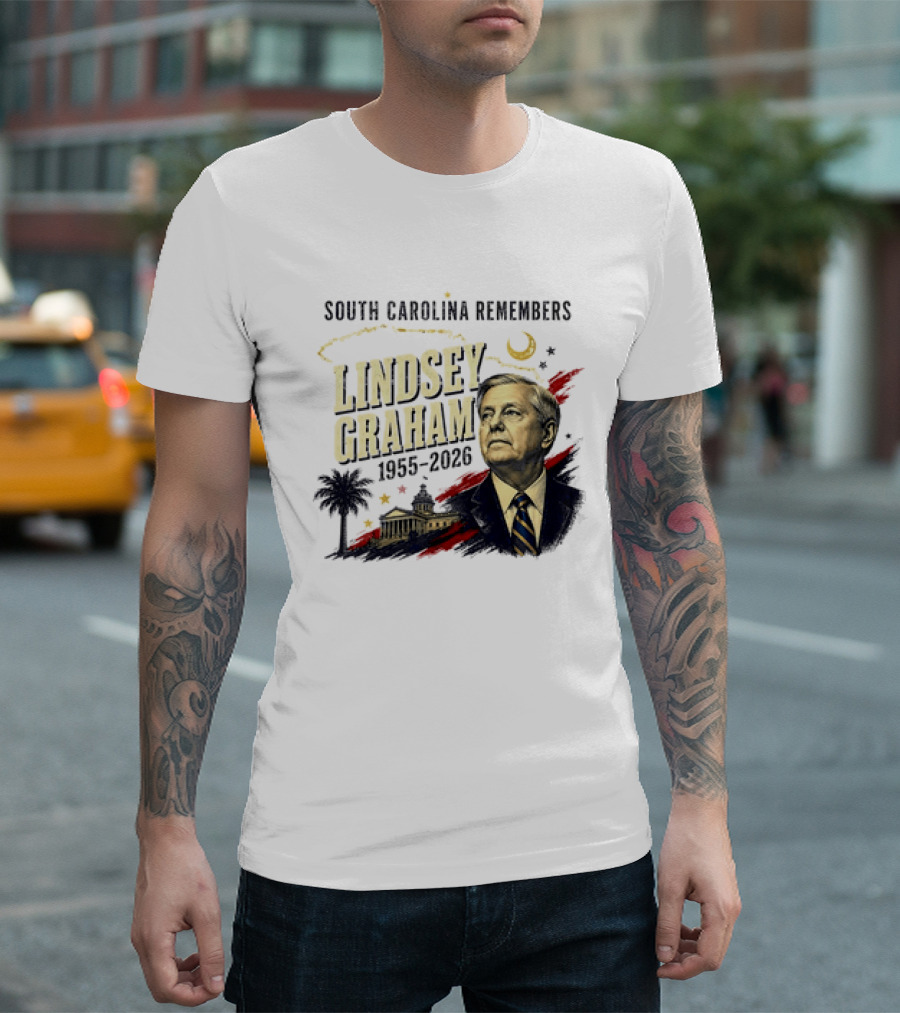 Lindsey Graham 1955 2026 South Carolina Remembers Moon Capitol T-Shirt