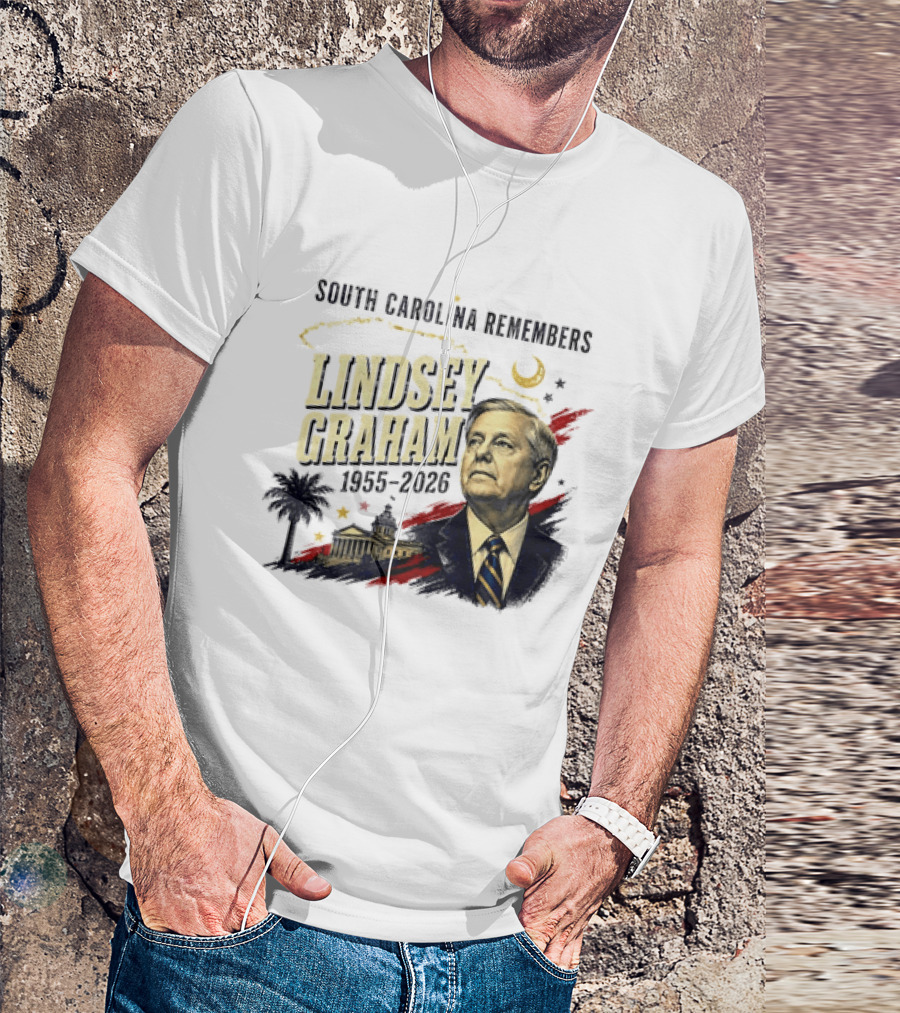 Lindsey Graham 1955 2026 South Carolina Remembers Moon Capitol T-Shirt