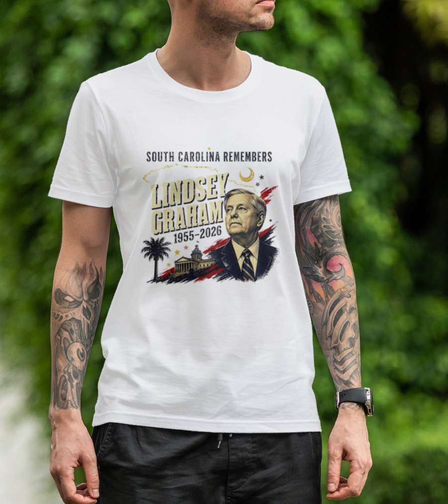 Lindsey Graham 1955 2026 South Carolina Remembers Moon Capitol T-Shirt
