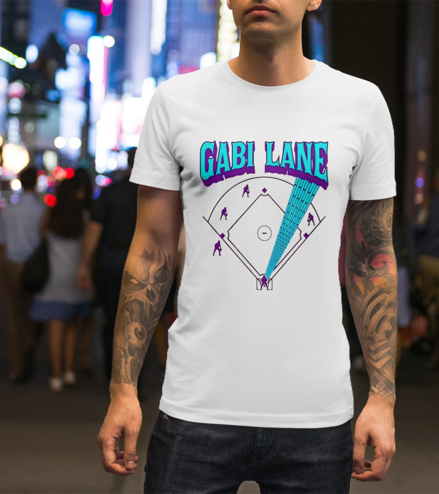 Gabi Lane Home Run Baseball Diamond T-Shirt