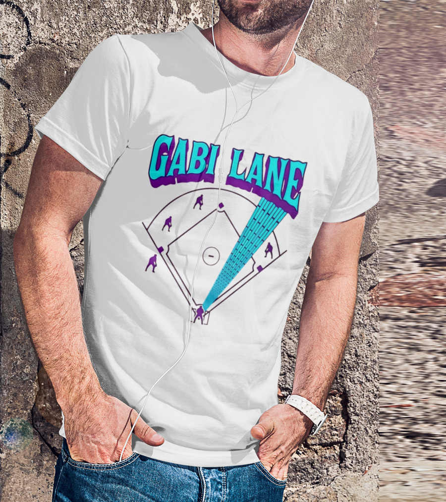 Gabi Lane Home Run Baseball Diamond T-Shirt