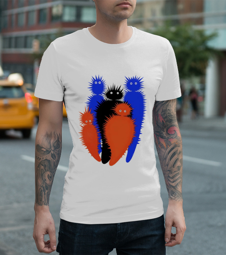 Hollerbaum And Schmidt Julius Klinger 1909 Spiky Colorful Creatures T-Shirt