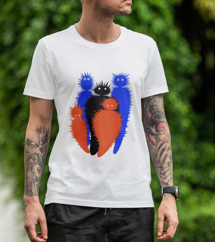 Hollerbaum And Schmidt Julius Klinger 1909 Spiky Colorful Creatures T-Shirt