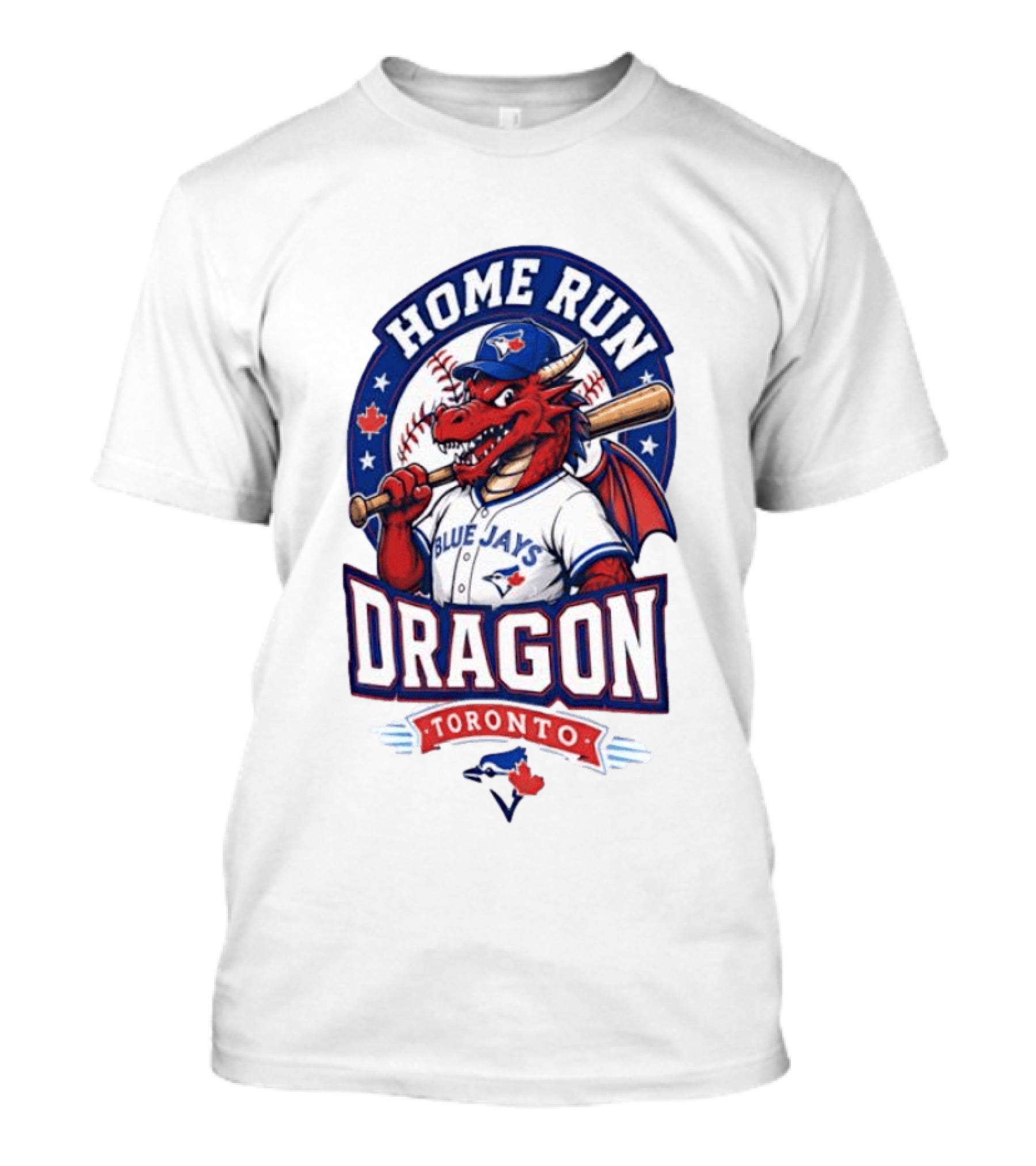 Toronto Blue Jays Home Run Dragon Baseball Toronto T-Shirt